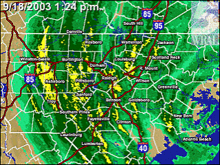 Doppler Radar Image